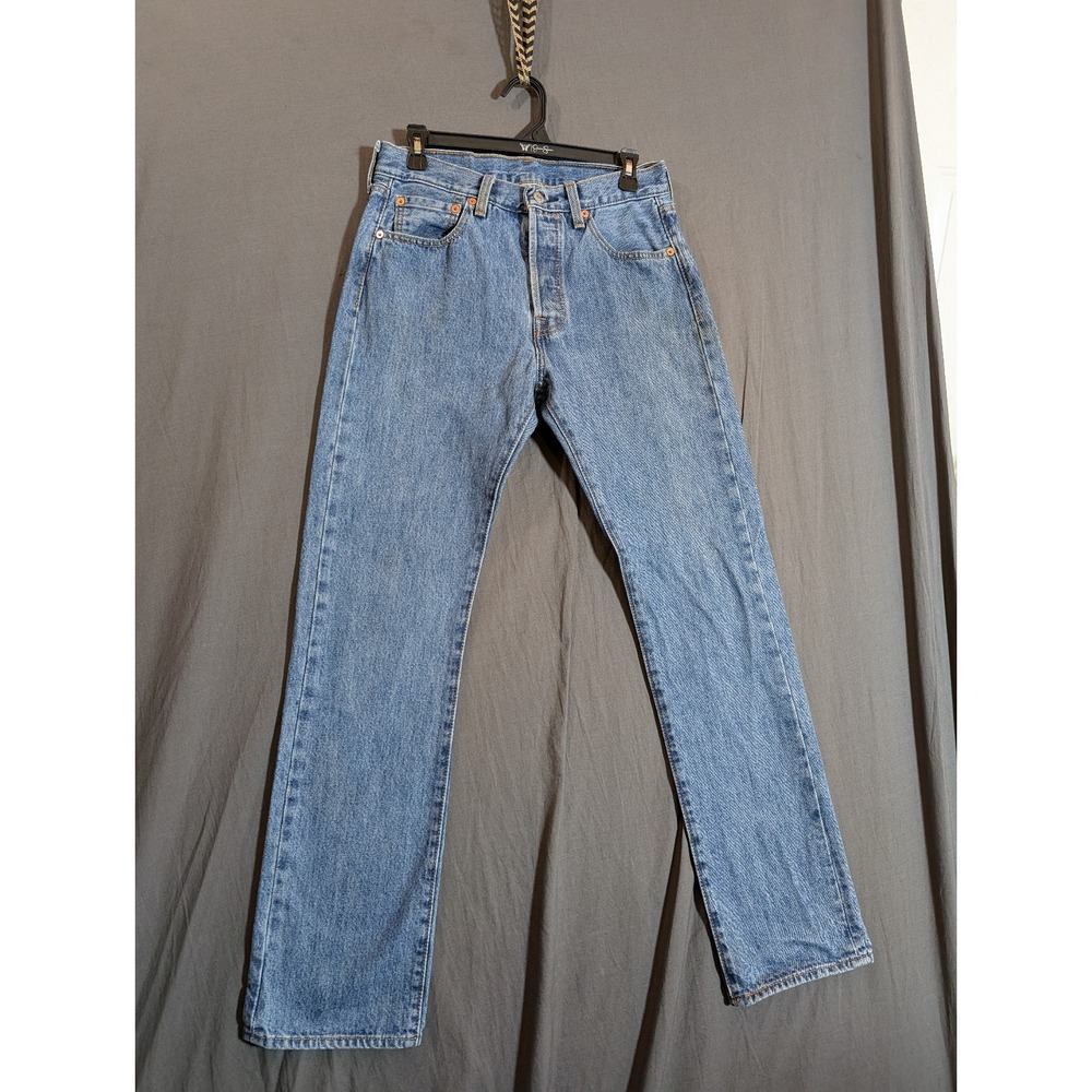 Levis 501 Jeans Adult Men's 30x32 Blue Denim Regular Fit Straight